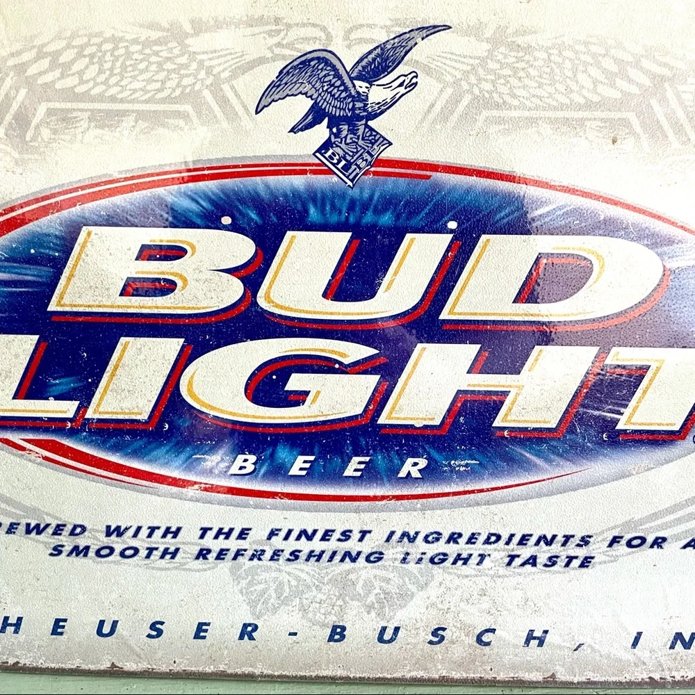 NEW Bud Light Beer Metal Sign